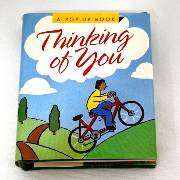 Rare Miniature "Thinking of You" Pop Up Book (Vintage 1997) - Picture 1 of 4